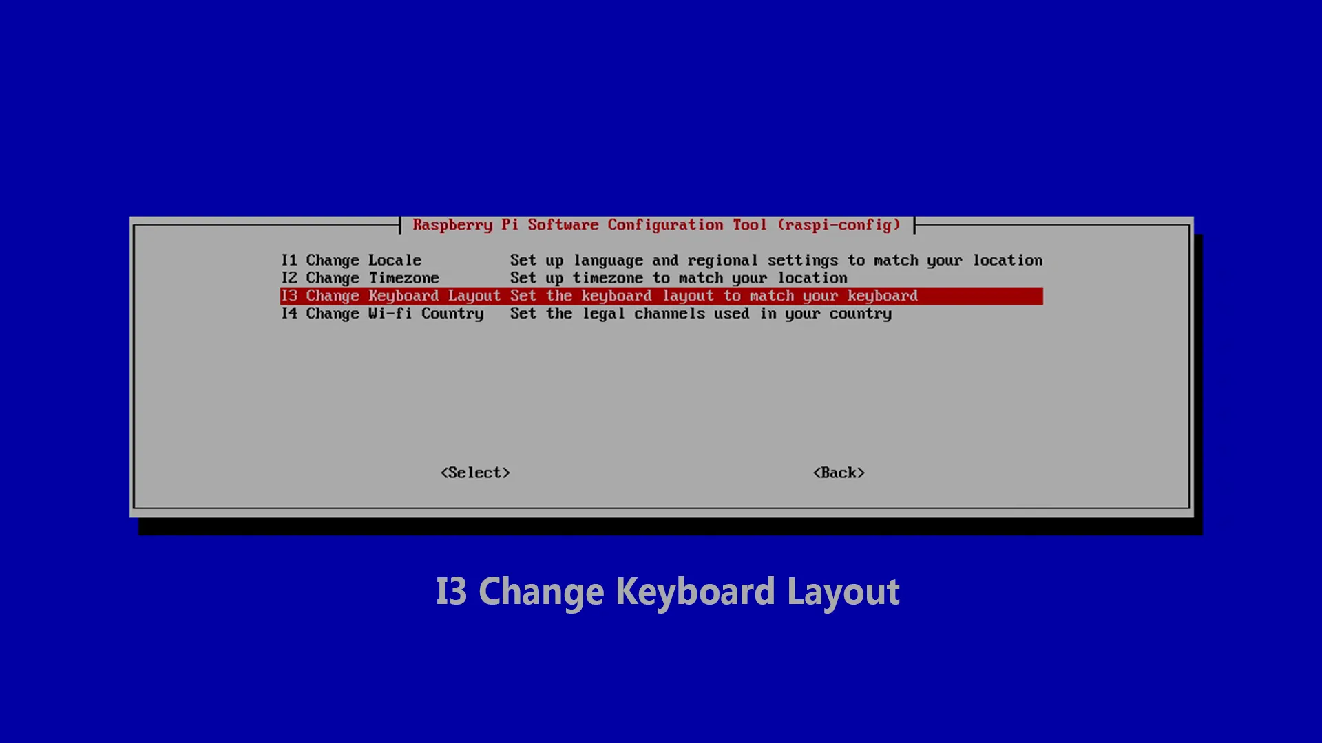 RASPI-CONFIG Tastaturlayout ändern