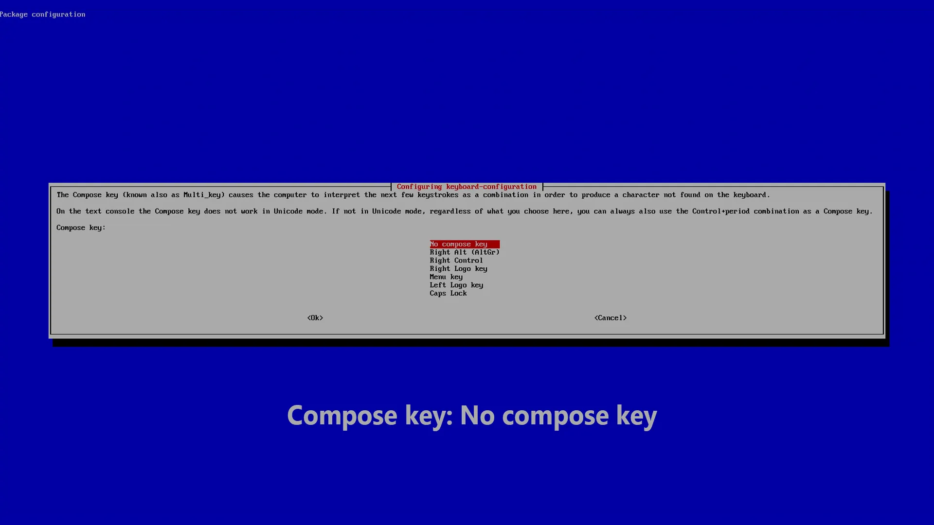 Compose-Taste deaktivieren – No compose key