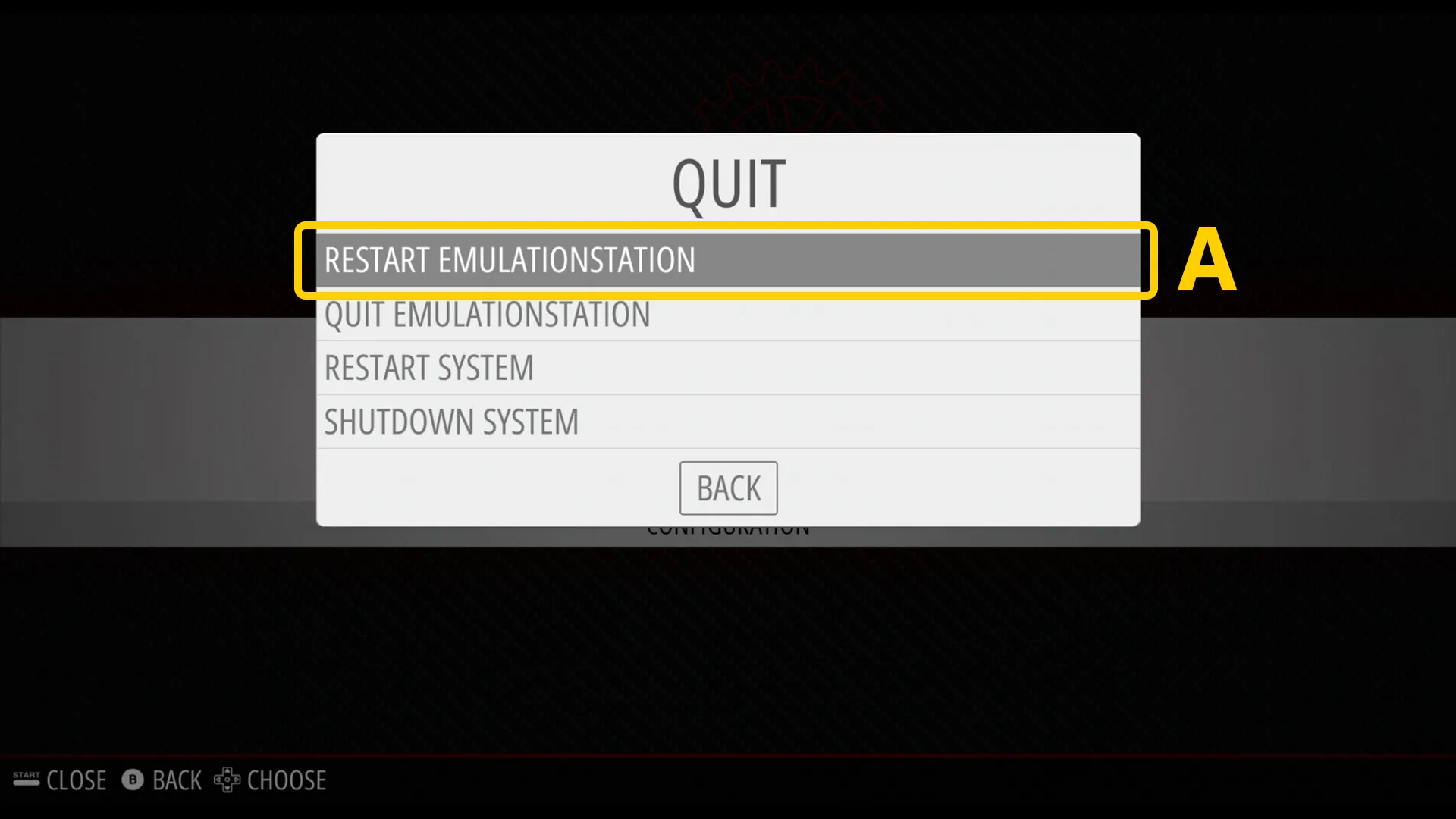 RetroPie Emulationstation neu starten