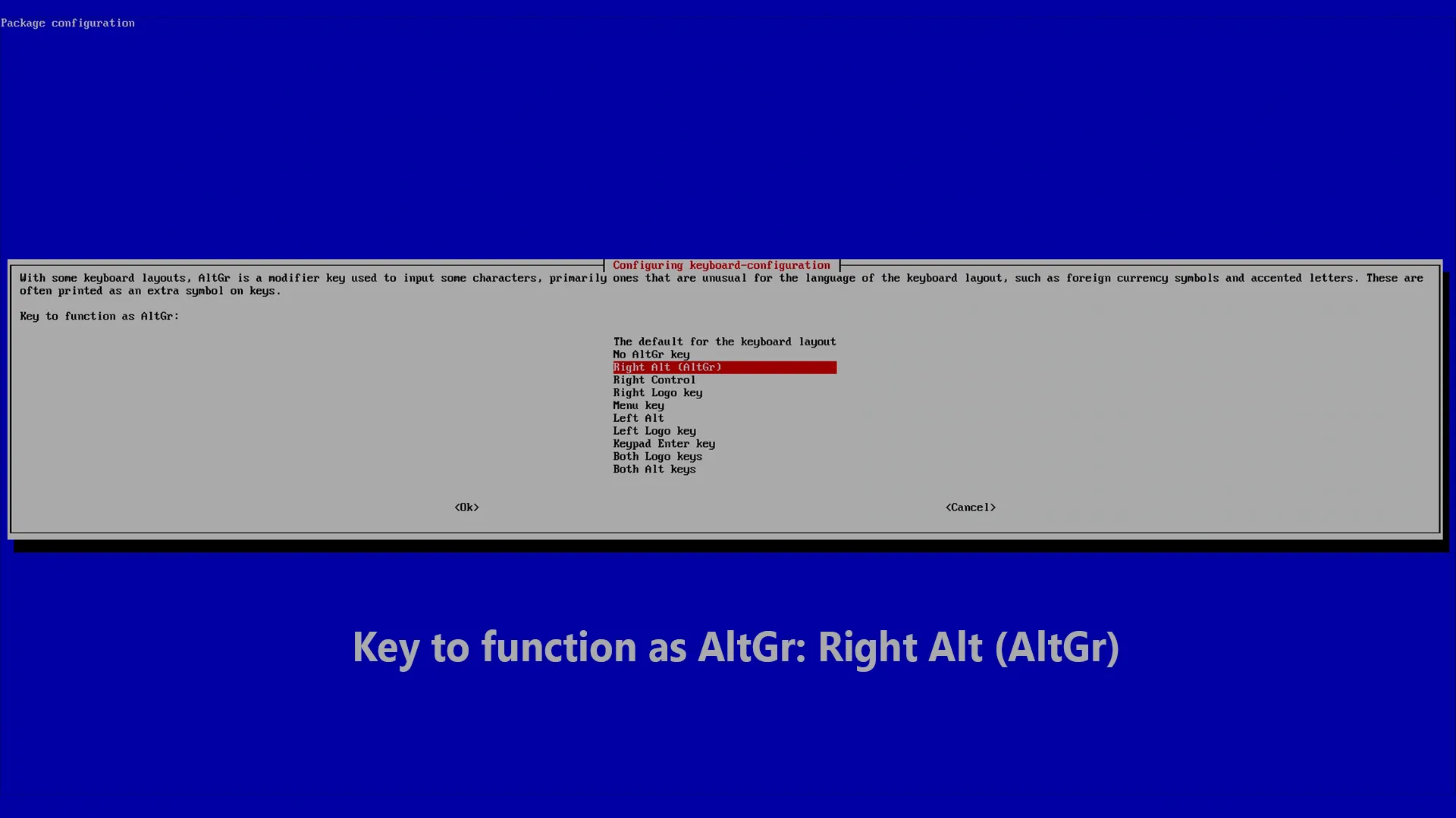AltGr-Taste als Right Alt konfigurieren