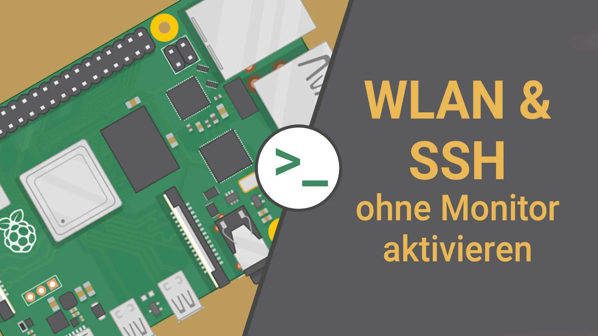 Raspberry Pi WLAN und SSH ohne Monitor einrichten