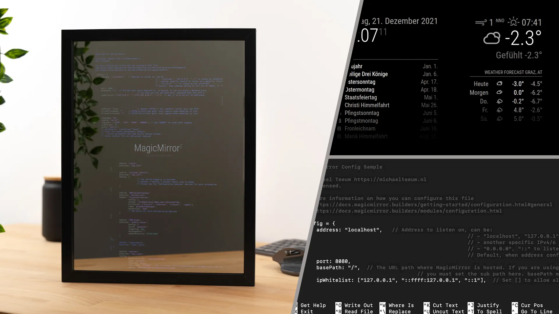 Smart Mirror mit dem Raspberry Pi – Teil 2: Software (MagicMirror²)