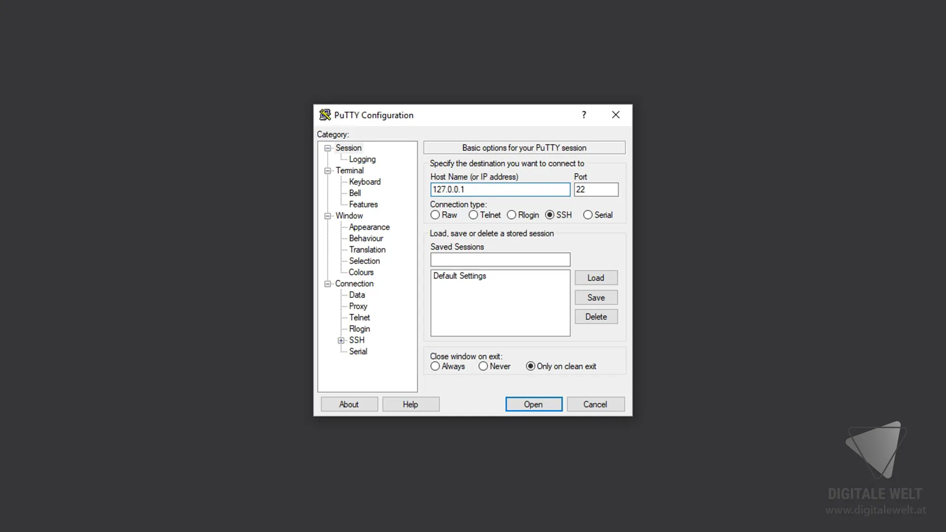 openHAB 2 Windows – Konsole per PuTTY erreichen