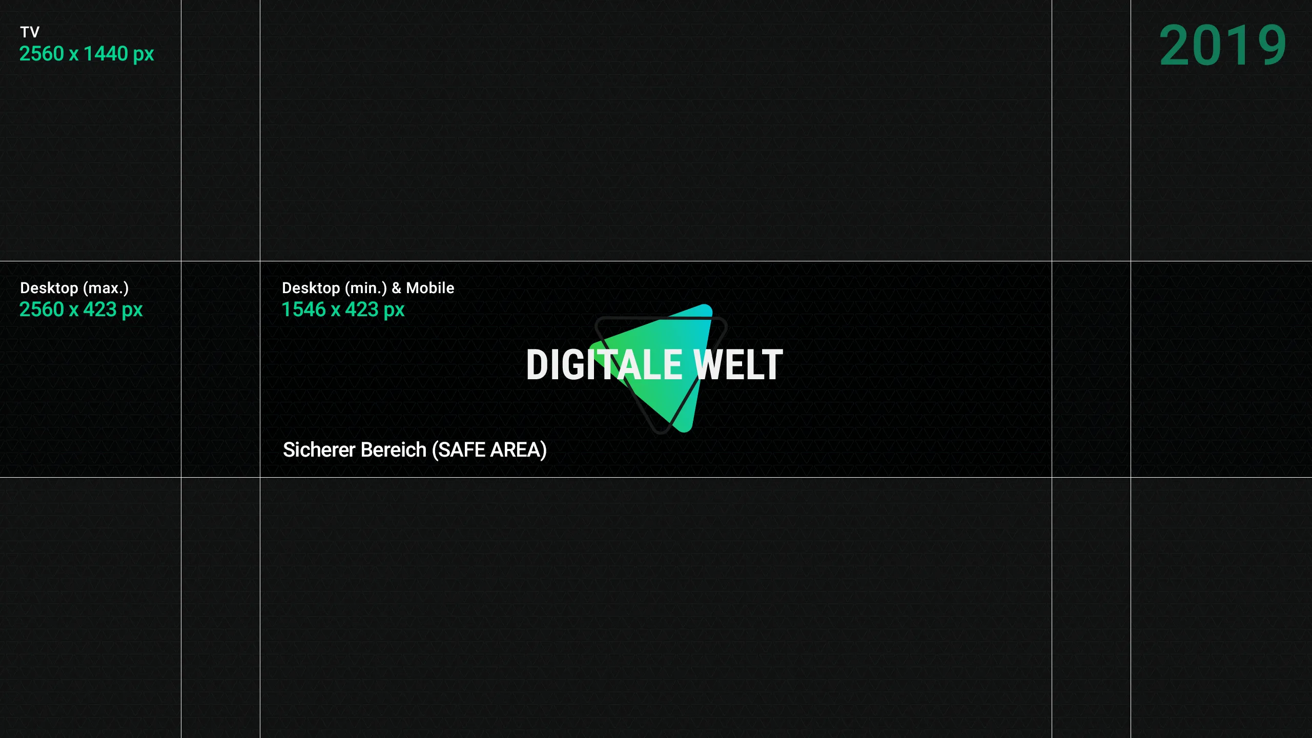 YouTube Kanalbild Template 2019 – kostenlose Vorlage