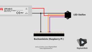 Ambilight Projekt - Raspberry Pi Buchsenleiten Adapter