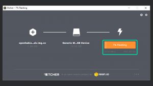 DigitaleWelt openHAB 2 - Etcher Flashing