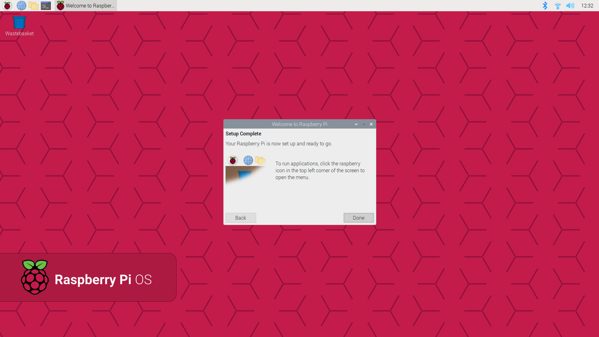 Raspberry Pi OS installieren - Setup abgeschlossen - digitalewelt.at