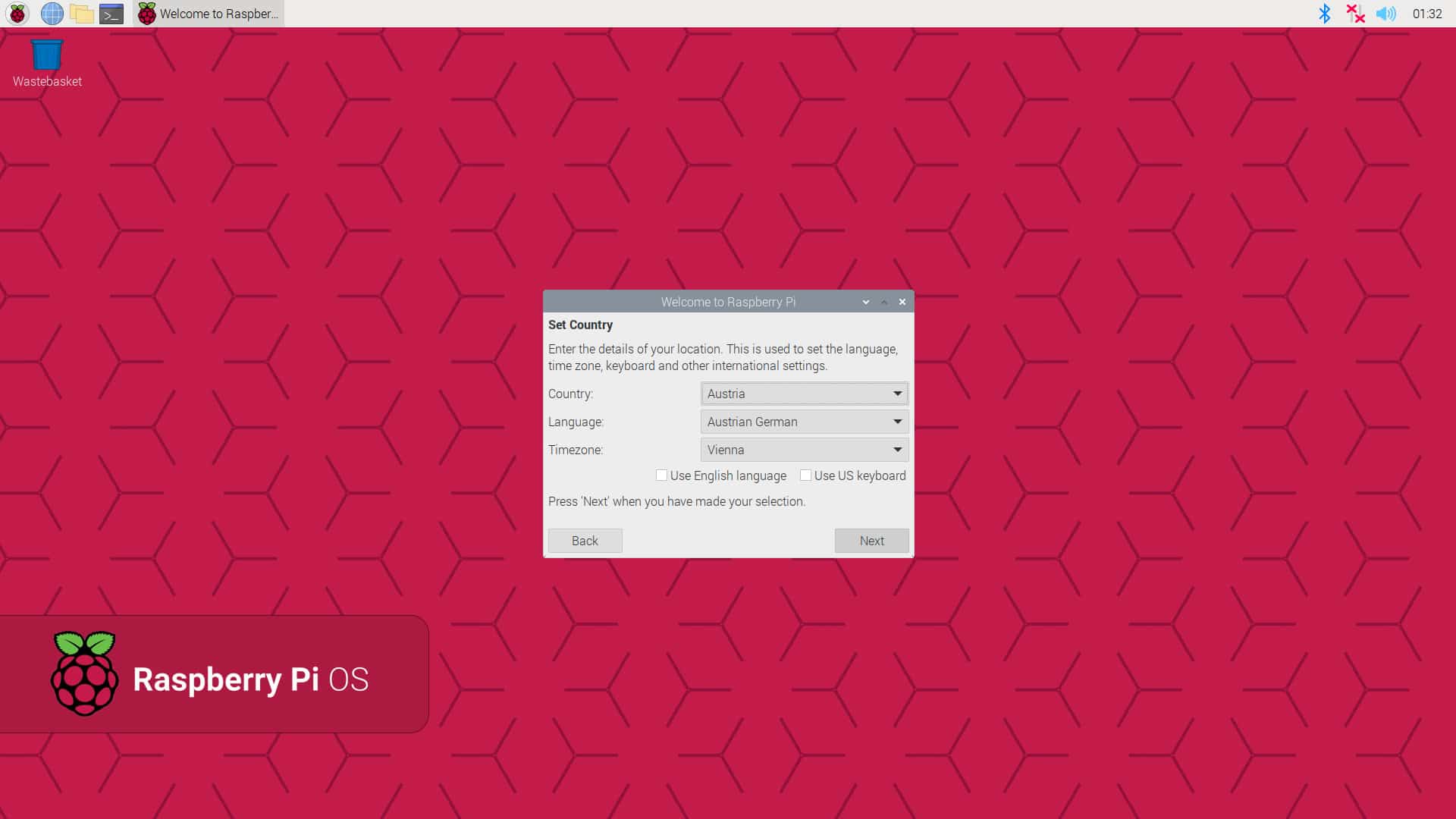 Raspberry Pi OS installieren - Sprache & Zeitzone - digitalewelt.at